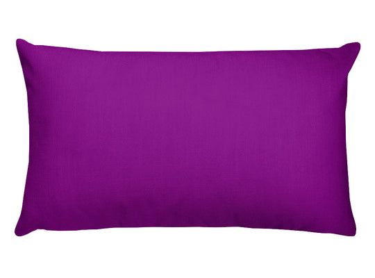 Dark Magenta Rectangular Pillow