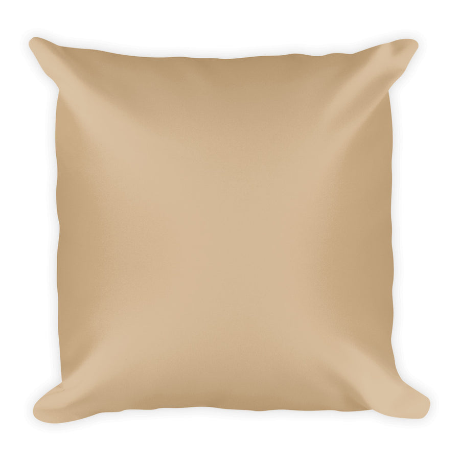 Tan Square Pillow