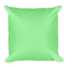 Light Green Square Pillow