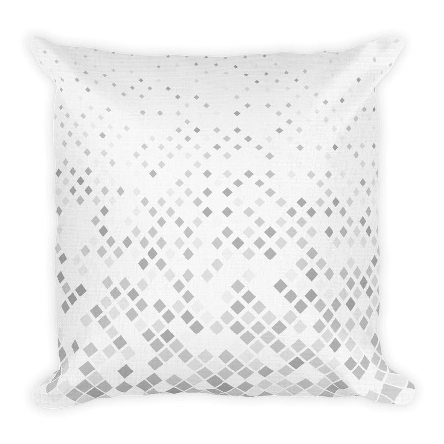 Grey Diamond Pillow