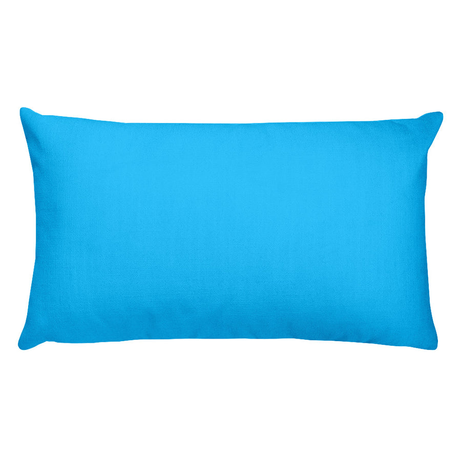 Sky Blue Rectangular Pillow