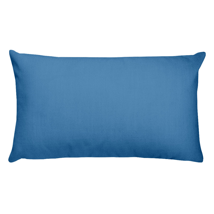 Steel Blue Rectangular Pillow