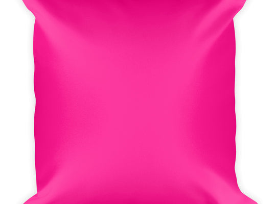Deep Pink Square Pillow