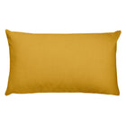 Golden Rod Brown Rectangular Pillow
