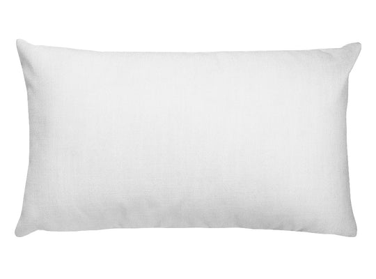 White Smoke Rectangular Pillow