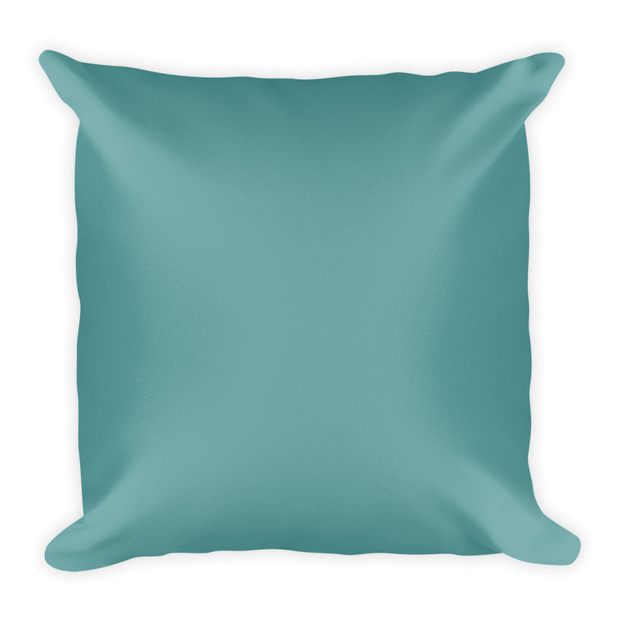 Cadet Blue Square Pillow