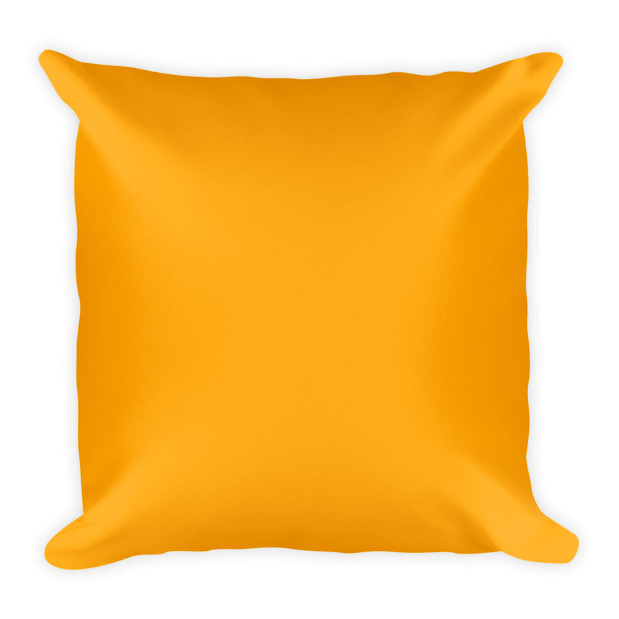 Orange Square Pillow