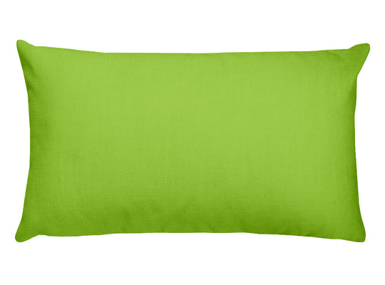 Yellow Green Rectangular Pillow