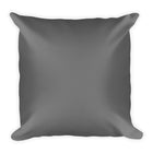 Dim Grey Square Pillow