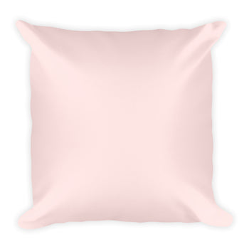 Misty Rose Square Pillow