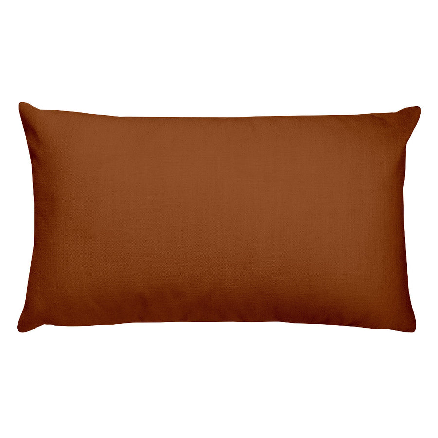 Saddle Brown Rectangular Pillow