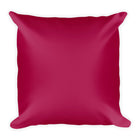 Burgundy Square Pillow