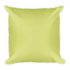 Yellow Green Square Pillow